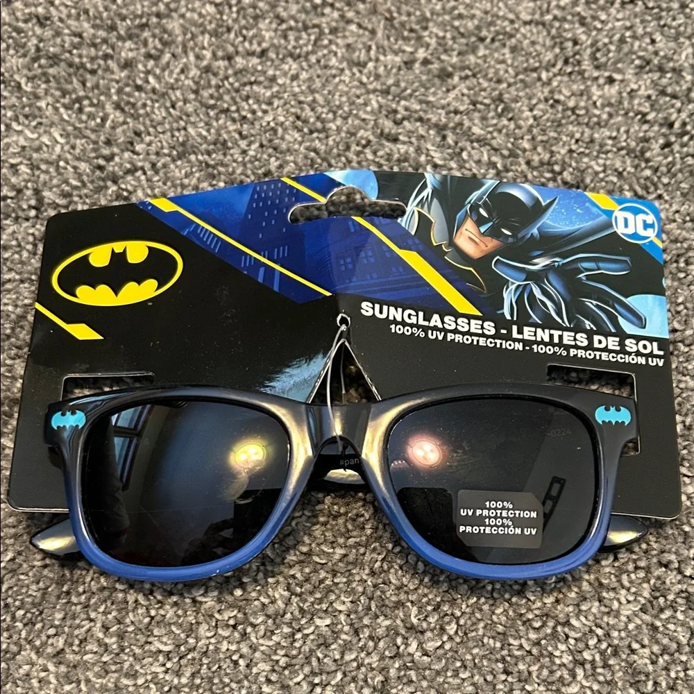 DC Batman Sunglasses with Black and Blue Design